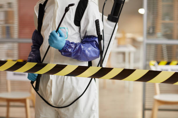 Professional Blood Cleanup technician working in Everett, MA